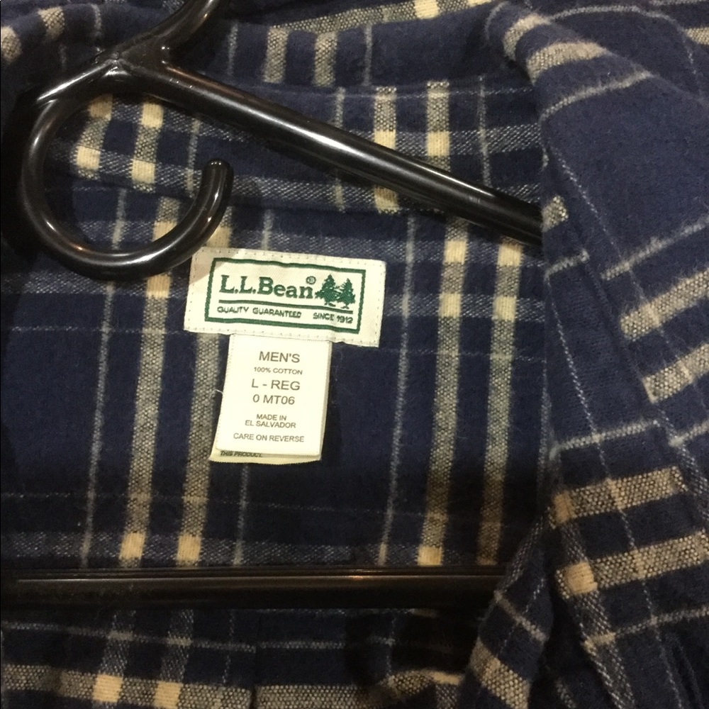 Flannel Shirt- Large Men’s LL Bean - Picture 3 of 5